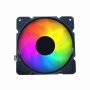 CPU cooling fan, 12 cm, 100 W, multicolor LED, 4 pin