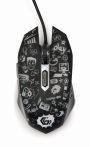 GEMBIRD USB optikai egér, fekete színben MUS-6B-GRAFIX-01