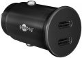 USB autós gyorstöltő 2xUSB C 3.1 GOOBAY (59705)