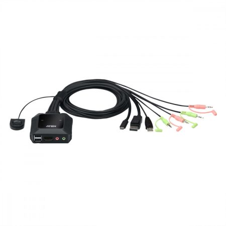 CPU Switch - 2 PC USB-C Displayport up to 4096x2160@60 Hz ATEN CS52DP