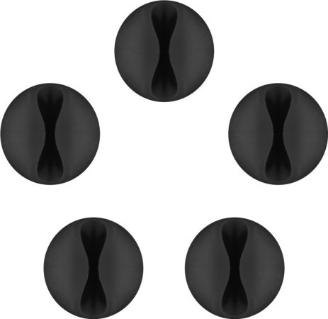 Kábelelvezető 1-es, fekete GOOBAY (95040)