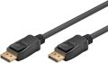   DisplayPort kábel DP M-DP M 1.2 aranyozott, 1m GOOBAY (61709)