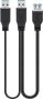   USB 3.0 kábel "Y" 2 X USB 3.0 AM + USB 3.0 AF GOOBAY (95749)
