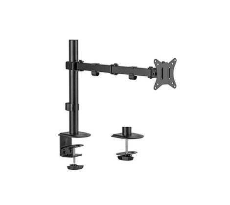 GEMBIRD Adjustable desk display mounting arm (rotate, tilt, swivel), 17”-32”, up to 9 kg MA-D1-01