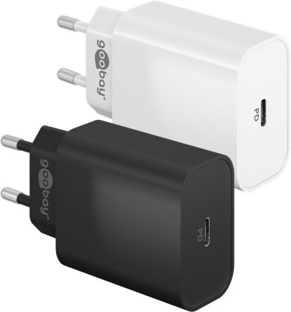 USB hálózati gyorstöltő 1x QC 3.0 + 1x USB 2.0 (45W) fekete GOOBAY (61755)
