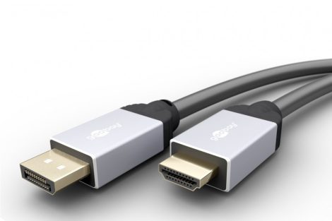 DisplayPort kábel DP M- HDMI M 2.0 1m 4K@50/60Hz 2160p GOOBAY (71460)
