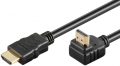   HDMI kábel HDMI M-HDMI M 5m 1x90° Ethernet 4K@60Hz GOOBAY (61298)