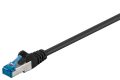   CAT.6A S/FTP patch kábel 0,5 m PIMF, LSOH, fekete GOOBAY (93664)