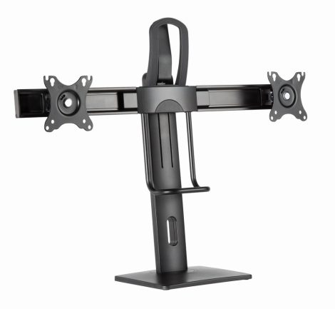 GEMBIRD Double monitor desk stand, height adjustable MS-D2-01