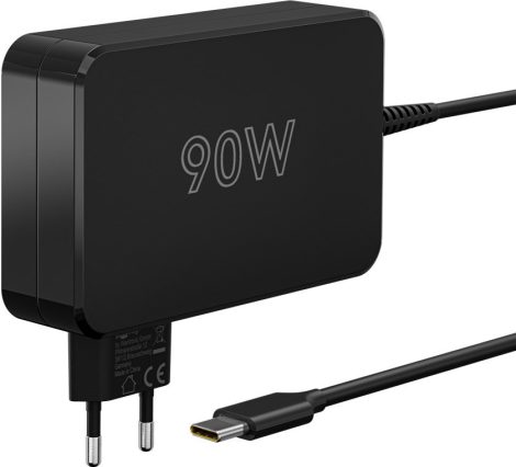 USB hálózati gyorstöltő USB-C 3.1 laptopokhoz (90 W) fekete GOOBAY (65420)