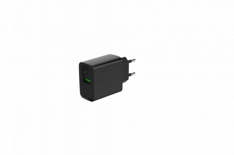 GEMBIRD 2-port 20 W USB fast charger, black TA-UC-PDQC20-01-BK