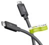   USB 3.1 kábel C/M - C/M fekete 1,2m Version 2.0, 240W, 80 Gbit/s GOOBAY (74376)