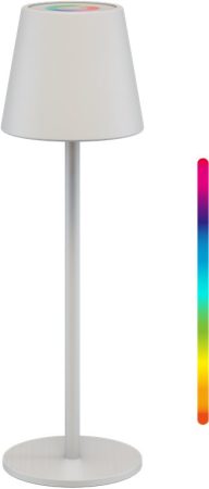 LED asztali lámpa wireless, fehér, RGBW GOOBAY (73928)