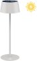   LED asztali lámpa wireless, napelemes, fehér, GOOBAY (73929)