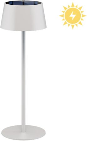 LED asztali lámpa wireless, napelemes, fehér, GOOBAY (73929)