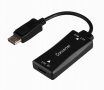   GEMBIRD Active 4K 30Hz HDMI female to DisplayPort male adapter cable, 0.15 m, black A-HDMIF30-DPM-01