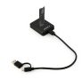   GEMBIRD Desktop USB Type-C M.2 SATA & NVME SSD drive docking station, black DD-U3M2