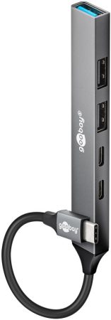 USB HUB Type-C, 2XUSB 2.0, 1XUSB 3.0, 2xUSB 3.1 GOOBAY (74460)