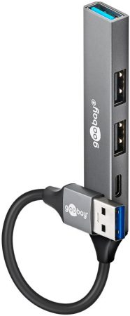 USB HUB Type-C, 2XUSB 2.0, 1XUSB 3.0, 1xUSB 3.1 GOOBAY (74458)