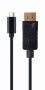   GEMBIRD USB-C to DisplayPort-male adapter, 4K 60 Hz, 2 m, black A-CM-DPM-01