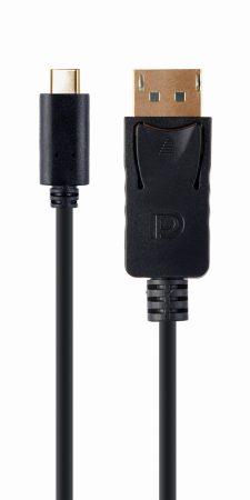 GEMBIRD USB-C to DisplayPort-male adapter, 4K 60 Hz, 2 m, black A-CM-DPM-01