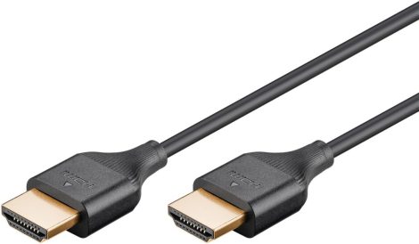 HDMI kábel 2.0 HDMI/M-HDMI/M 0,5m ULTRA HD 4K@60Hz; SLIM GOOBAY (75292)