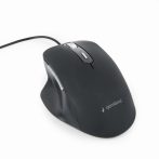 USB optikai egér, fekete színben