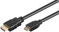 HDMI kábel HDMI M - mini HDMI M 2m 4K@60Hz GOOBAY (74083)
