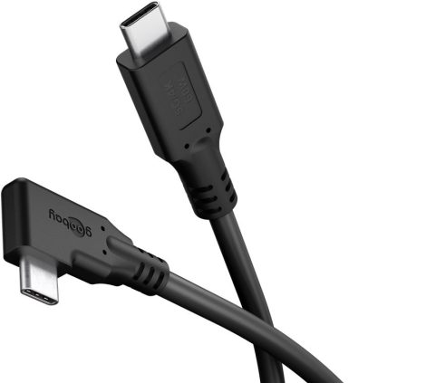 USB 3.1 kábel C/M - C/M, 2m, 90° 60W 5 Gbit/s  GOOBAY (79422)
