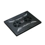 TC-G7TZ Notebook hűtő 2db 80x80x15mm fekete