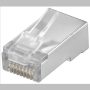 RJ45 dugó 8P8C/db (STP) CAT.5e árnyékolt GOOBAY (15016)