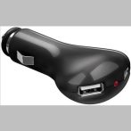 USB autós töltő 2000mA fekete 2 x USB A/F GOOBAY (42852)